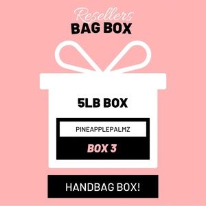 RESELLERS Bag Box Handbags Purses Wallets Random Brands & Sizes Up to 5lbs Box 3